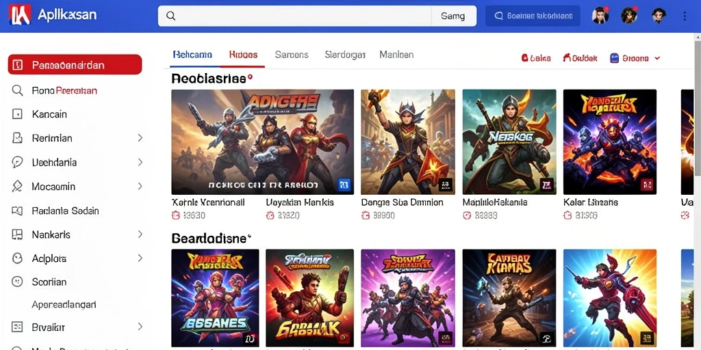 Screenshot menampilkan antarmuka permainan yang menarik.
