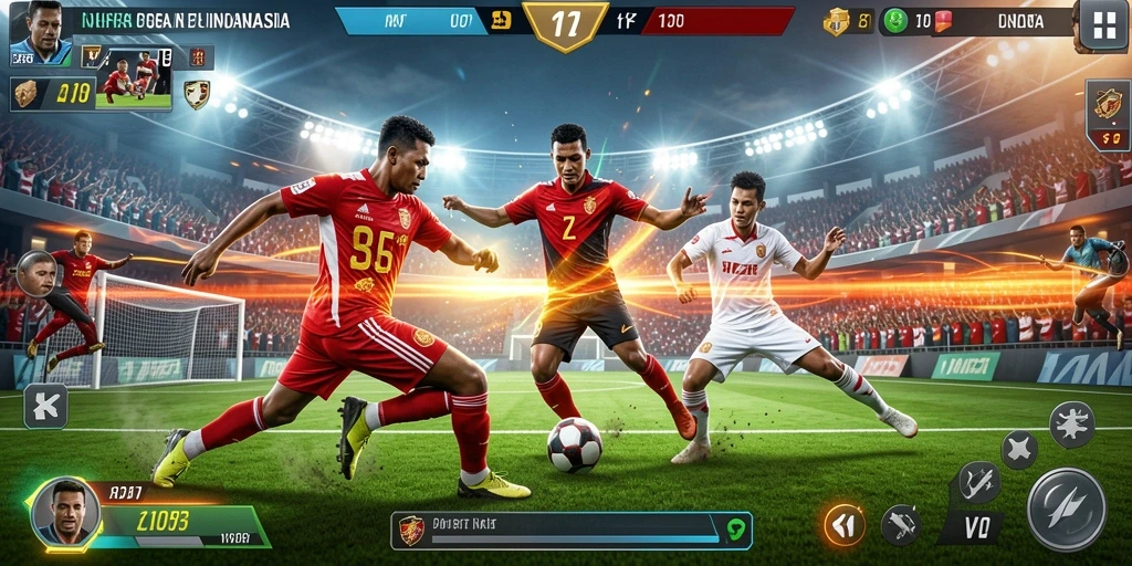 Tampilan grafis yang menawan dan penuh warna.
