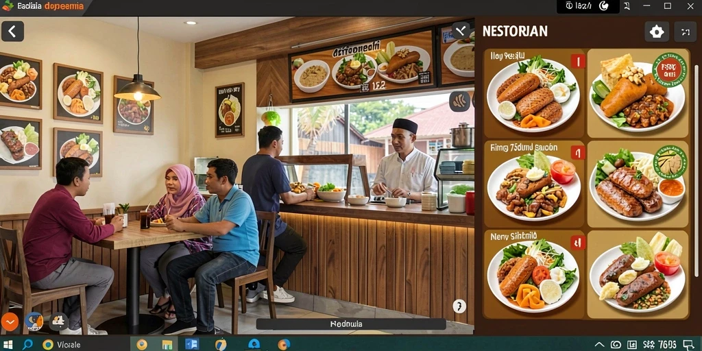 Tampilan antarmuka yang modern dan user-friendly