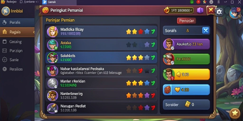 Tampilan antarmuka yang ramah pengguna.