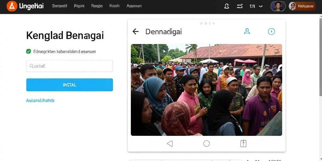 Tampilan antarmuka HOMETOGEL yang ramah pengguna.