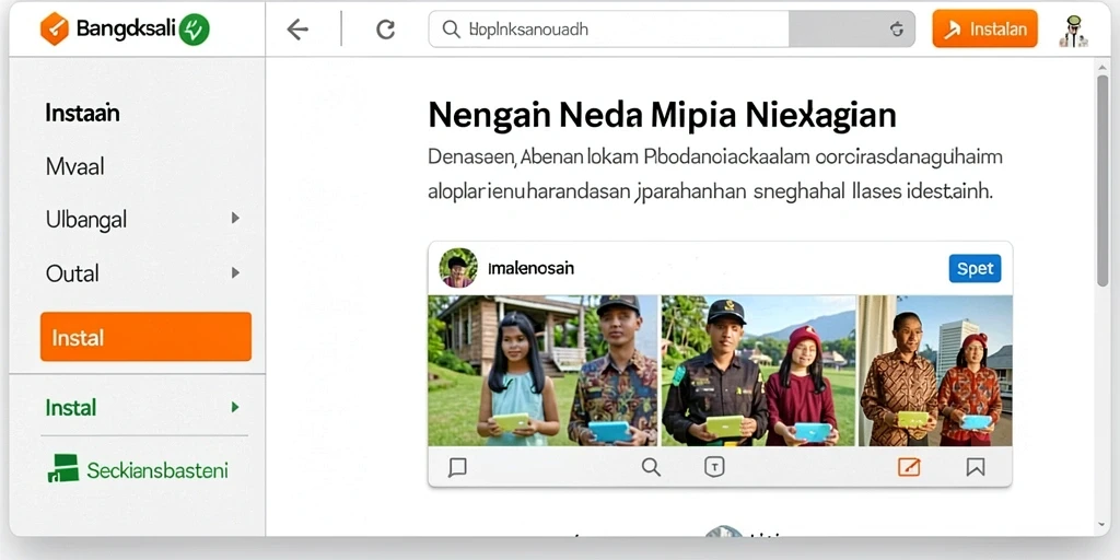 Tampilan antarmuka yang modern dan menarik.