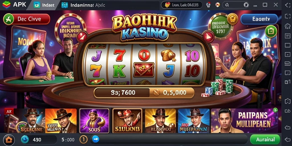 Tampilan antarmuka NAGITABET yang menarik.