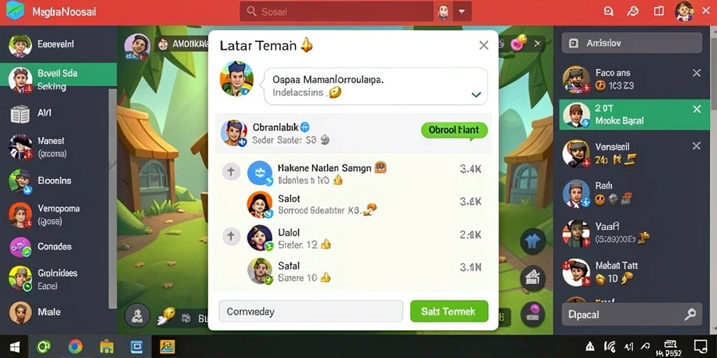 Tampilan antarmuka yang ramah pengguna.