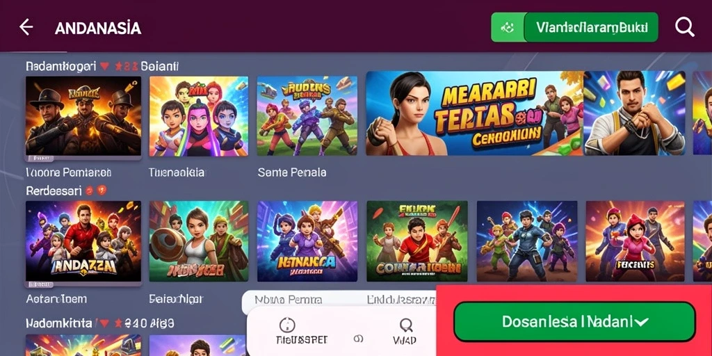 Screenshot menampilkan petualangan di hutan ajaib.