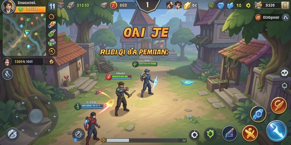 Tampilan gameplay yang menarik dan detail.