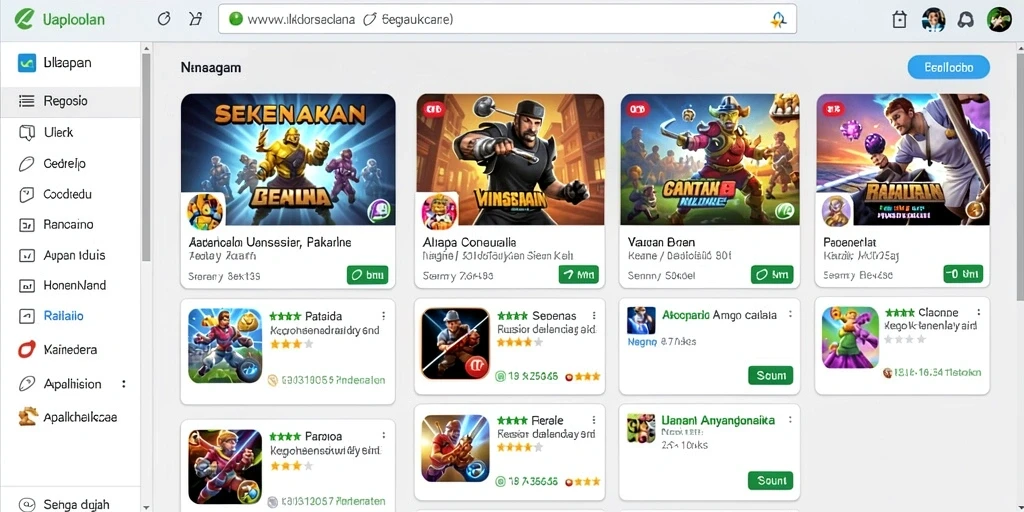 Tampilan utama aplikasi SUPERLIGATOTO yang menarik.